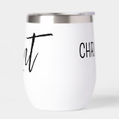 Aangepaste tante Est. Moderne penseelscripttypogra (Links)