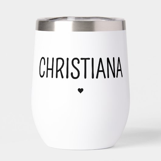 Aangepaste tante Est. Moderne penseelscripttypogra (Achterkant)