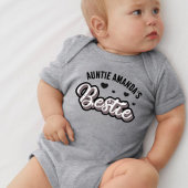 Aangepaste Tante's Bestie Baby Bodysuit