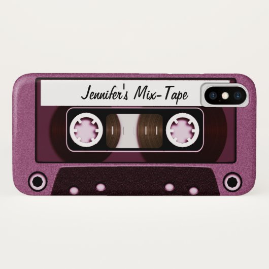 Aangepaste tape combineren Roze Case-Mate iPhone Case (Achterkant (horizontaal))