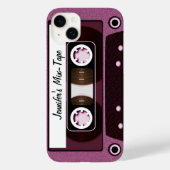 Aangepaste tape combineren Roze Case-Mate iPhone Case (Achterkant)
