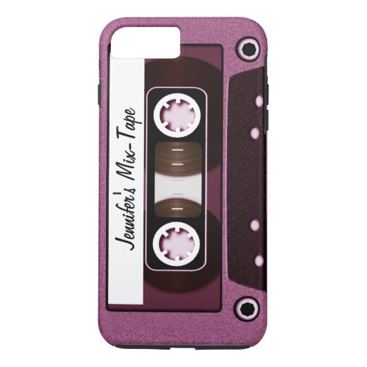 Aangepaste tape combineren Roze Case-Mate iPhone Case (Achterkant)
