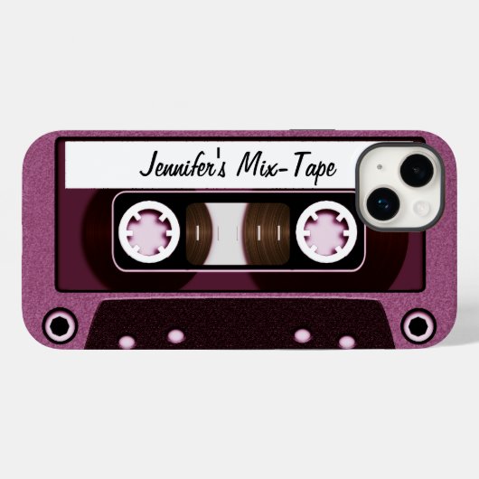 Aangepaste tape combineren Roze Case-Mate iPhone Case (Achterkant (horizontaal))