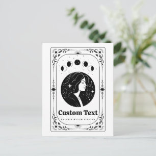 Aangepaste Tarot Astrologie Magische Whimsical Voo Briefkaart