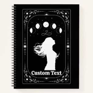 Aangepaste Tarot Hemel Magische Whimsical Hekserij Notitieboek
