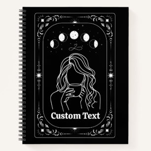 Aangepaste Tarot Koffie Liefhebber Magische Whimsy Notitieboek