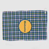 Aangepaste Tartan Golf Towel Golfhanddoek (Horizontaal)