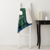 Aangepaste Tartan Kerstmis Campbell Pset Sherpa Deken (In situ)