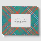 Aangepaste Tartan Rustieke Wilson Schotse Plaid Tr Gastenboek (Voorkant)