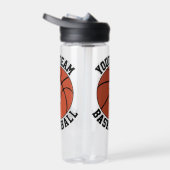 Aangepaste teamnaam Basketball Player & Jersey-num Waterfles (Rechts)