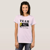 Aangepaste teamnaam - bladerkanker t-shirt (Voorkant volledig)