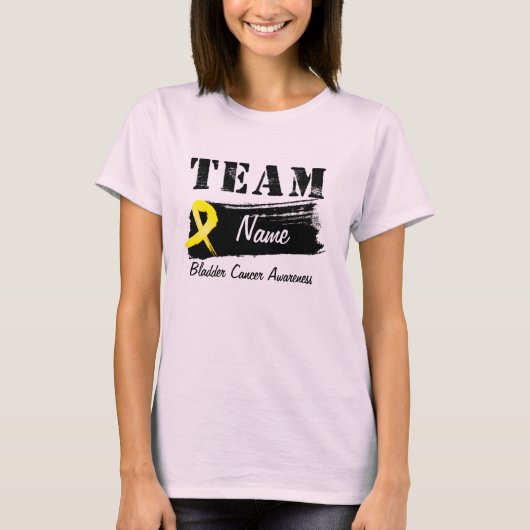 Aangepaste teamnaam - bladerkanker t-shirt (Voorkant)