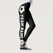 Aangepaste teamnaam voor voetzoekers en nummerpoor leggings (Rechts)