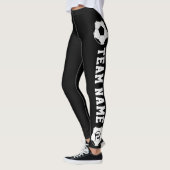 Aangepaste teamnaam voor voetzoekers en nummerpoor leggings (Links)