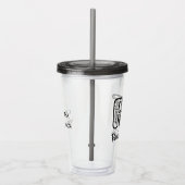 Aangepaste technische radiologie Tech RT-radiotech Acryl Drinkbeker (Rechts)