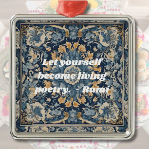 Aangepaste  Tegel Nowruz Iraans Nieuwjaar Gift Metalen Ornament
