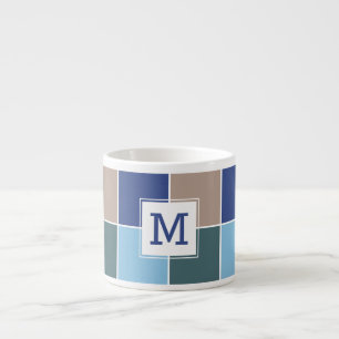 Aangepaste Tegels monogram espresso mok