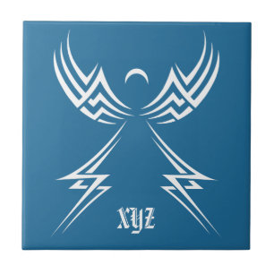 Aangepaste tegels voor Tribal Angel-kleuren Tegeltje