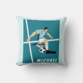 Aangepaste tekencodeklool voor voetzoekers kussen (Voorkant)