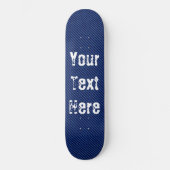 Aangepaste tekenskateboard blauwe jans skateboard (Voorkant)