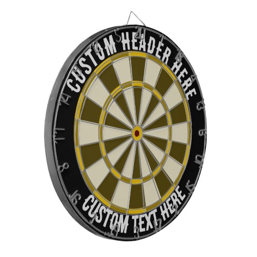 Aangepaste tekentartboard dartbord (Voorkant Links)