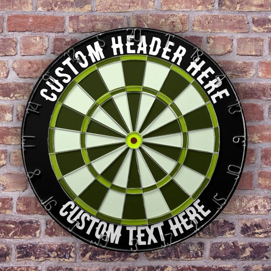 Aangepaste tekentartboard dartbord