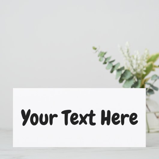 Aangepaste tekst (Staand voorkant)