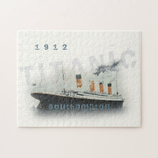 Aangepaste tekst 1912 Titanic Jigzaag Puzzle Legpuzzel