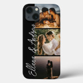 Aangepaste tekst & 3 foto Case-Mate iPhone case (Achterkant)