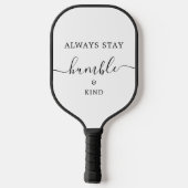 Aangepaste tekst aangepast pickleball paddle (Achterkant)