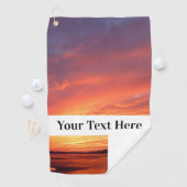 Aangepaste tekst Aangepaste foto Golfhanddoek (Insitu)