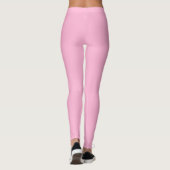 Aangepaste tekst Aangepaste roze gym Leggings (Achterkant)
