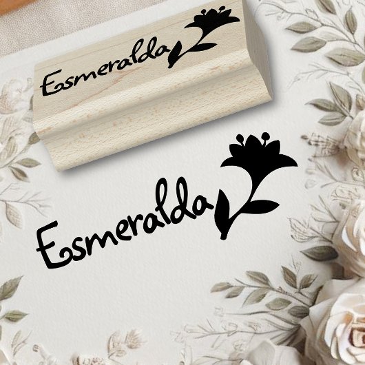 Aangepaste tekst aanplaksymbool aanjager rubberstempel