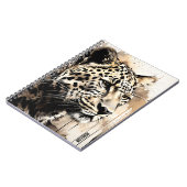 AANGEPASTE TEKST: Abstract Leopard Notitieboek Jou (Linkerzijde)