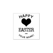 Aangepaste tekst afbeelding handgemaakt Happy East Rubberstempel (Afrduk)