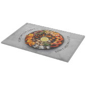 Aangepaste tekst Afdrukhout Snijplank (Hoek)