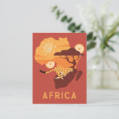 Aangepaste tekst Afrika Briefkaart (Staand voorkant)