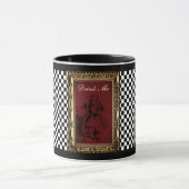 Aangepaste tekst Alice in Wonderland Gecontroleerd Mok (Midden)