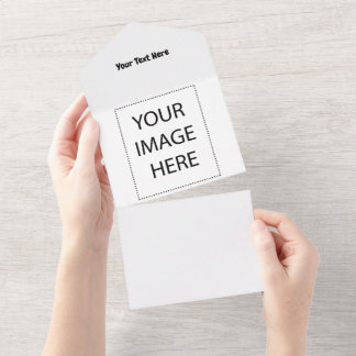 Aangepaste tekst all in one uitnodiging