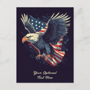 Aangepaste tekst American Eagle Briefkaart