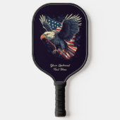 Aangepaste tekst American Eagle Pickleball Paddle (Voorkant)