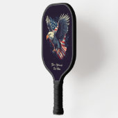 Aangepaste tekst American Eagle Pickleball Paddle (Links)