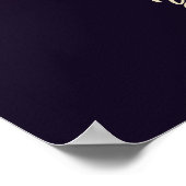 Aangepaste tekst American Eagle Poster (Hoek)