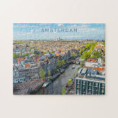 Aangepaste tekst Amsterdam Legpuzzel (Horizontaal)