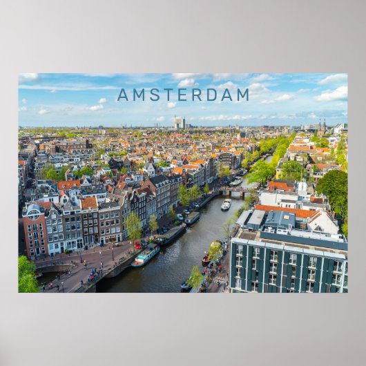 Aangepaste tekst Amsterdam Poster (Voorkant)