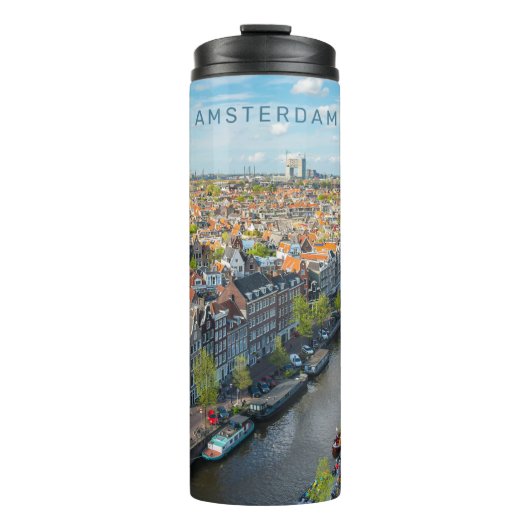 Aangepaste tekst Amsterdam Thermosbeker (Voorkant)