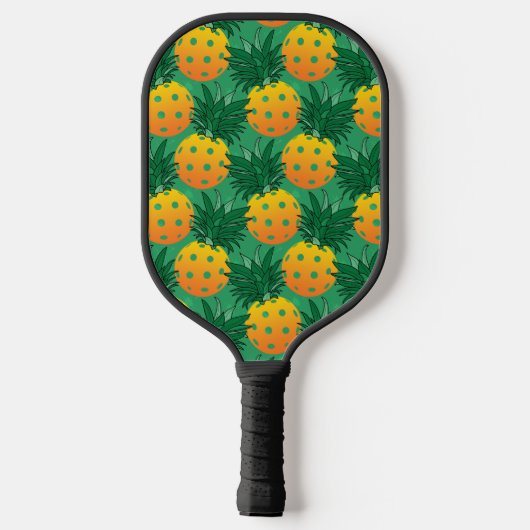 Aangepaste tekst 🍍 🍍 ananas, tweezijdig pickleball paddle (Achterkant)