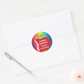 Aangepaste tekst (Apple) Chiropractie Stickers (Envelop)