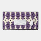 Aangepaste tekst Argyle geruite bureaumat (Keyboard & Muis)