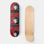 Aangepaste tekst Art Deco Music-skateboards Skateboard (Voorkant)